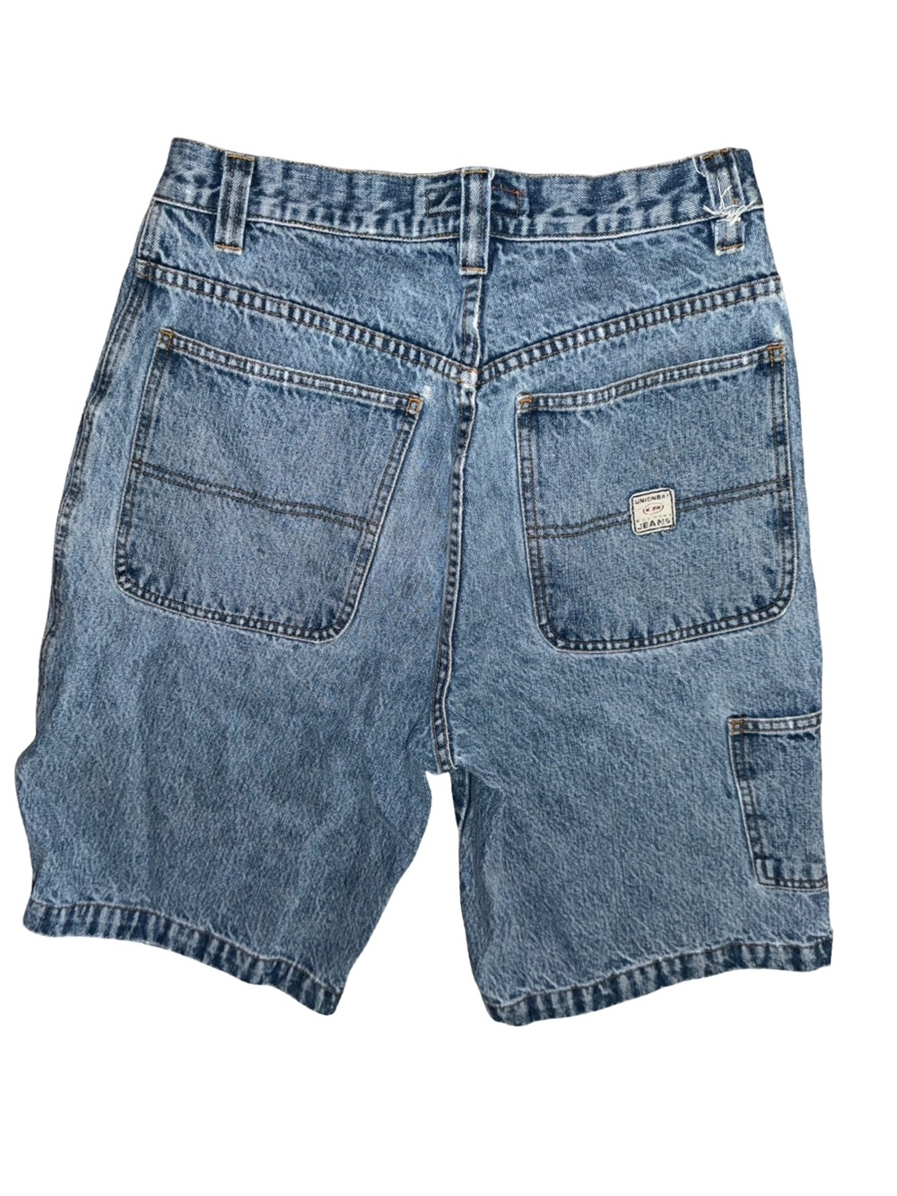 Vintage‎ Unionbay Denim Jean Jorts Shorts Mens Cargo Utility 32 Y2k - Picture 2 of 8